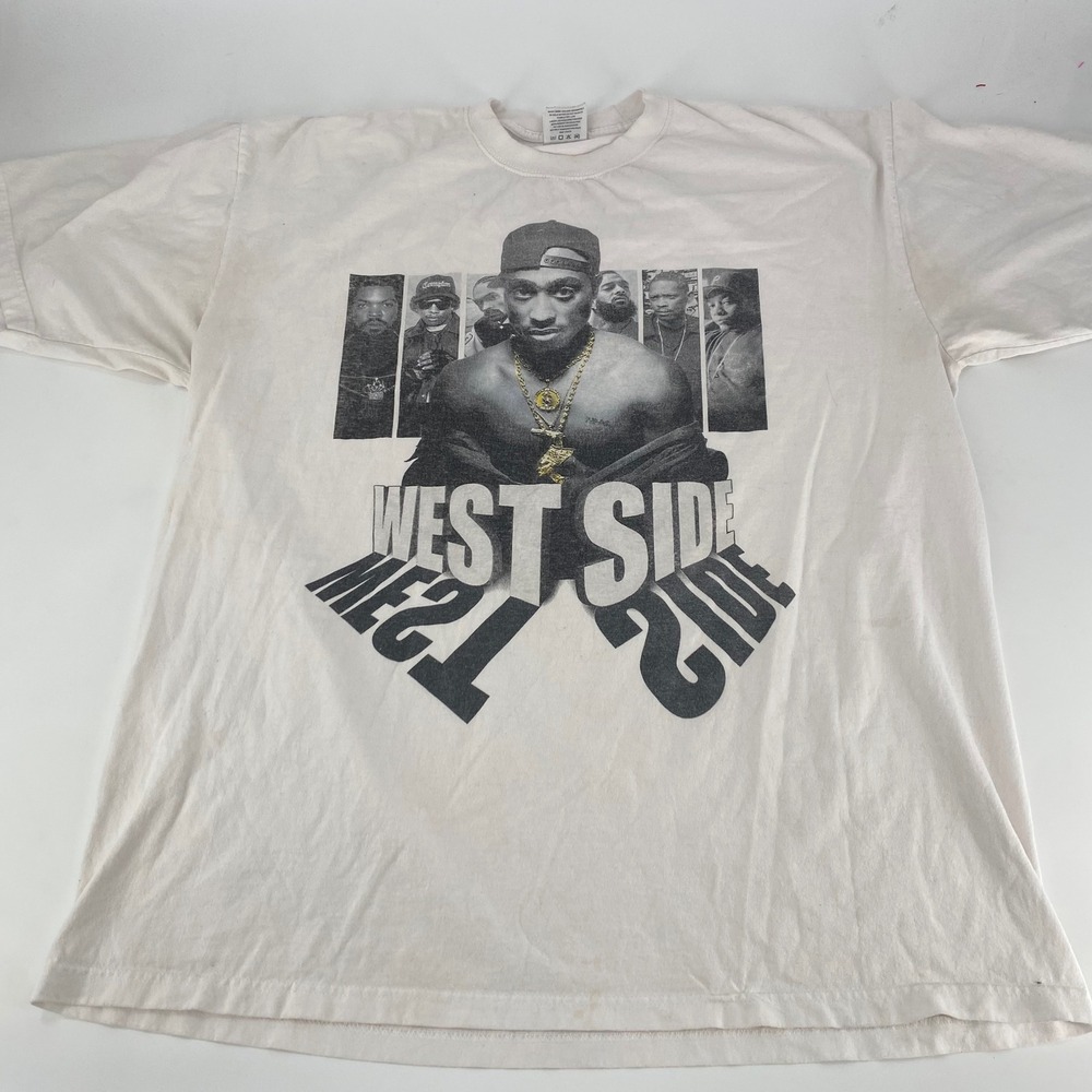 Shaka Wear Mens 3XL Tupac Westside Graphic‎ T Shirt USA Cotton